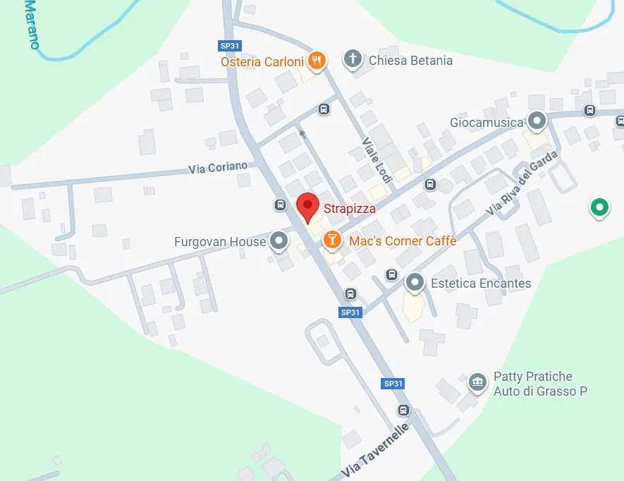 Mappa posizione Strapizza Riccione